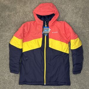 COLUMBIA HORIZON RIDE II JACKET Bright Girls Winter Coat Size XL Waterproof NEW